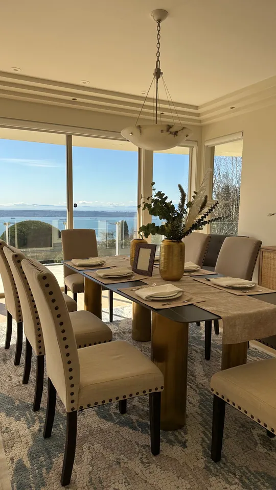 Dining by the window